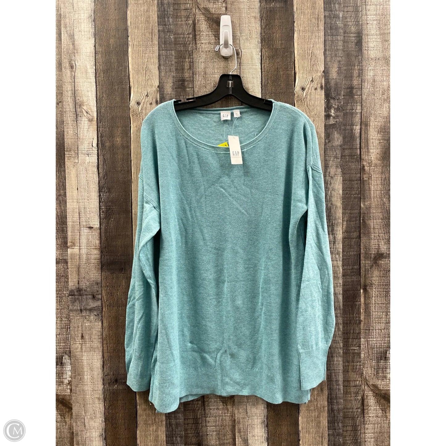 Top Long Sleeve By Gap In Blue, Size: Xl