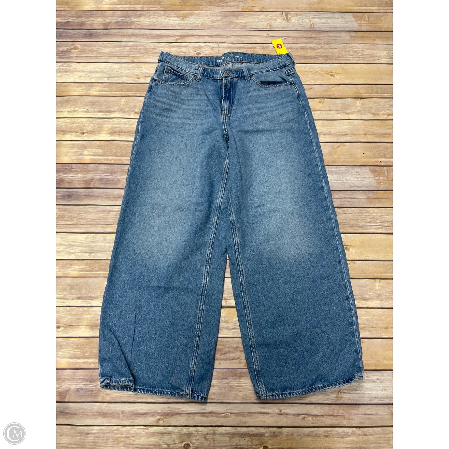 Jeans Wide Leg By Old Navy In Blue Denim, Size: 12