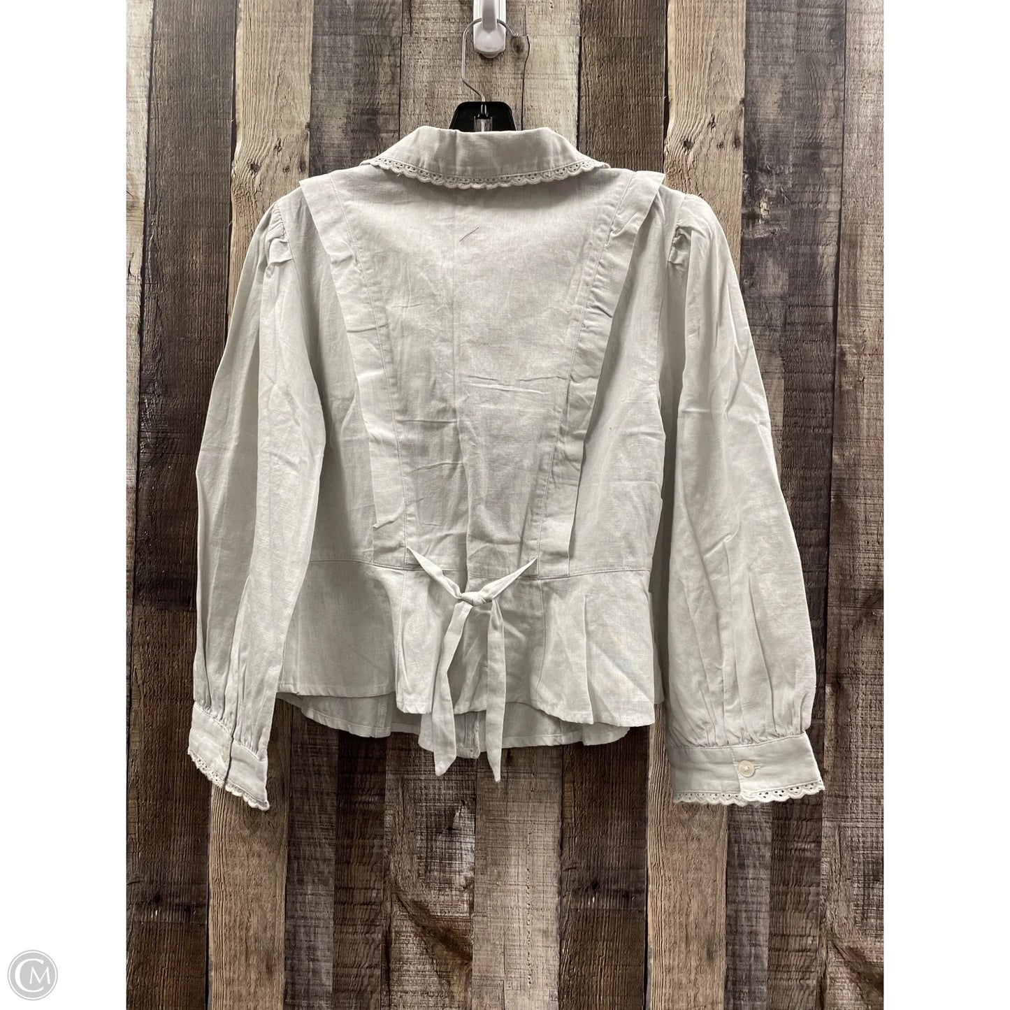 Top Long Sleeve By Free People In Green, Size: M