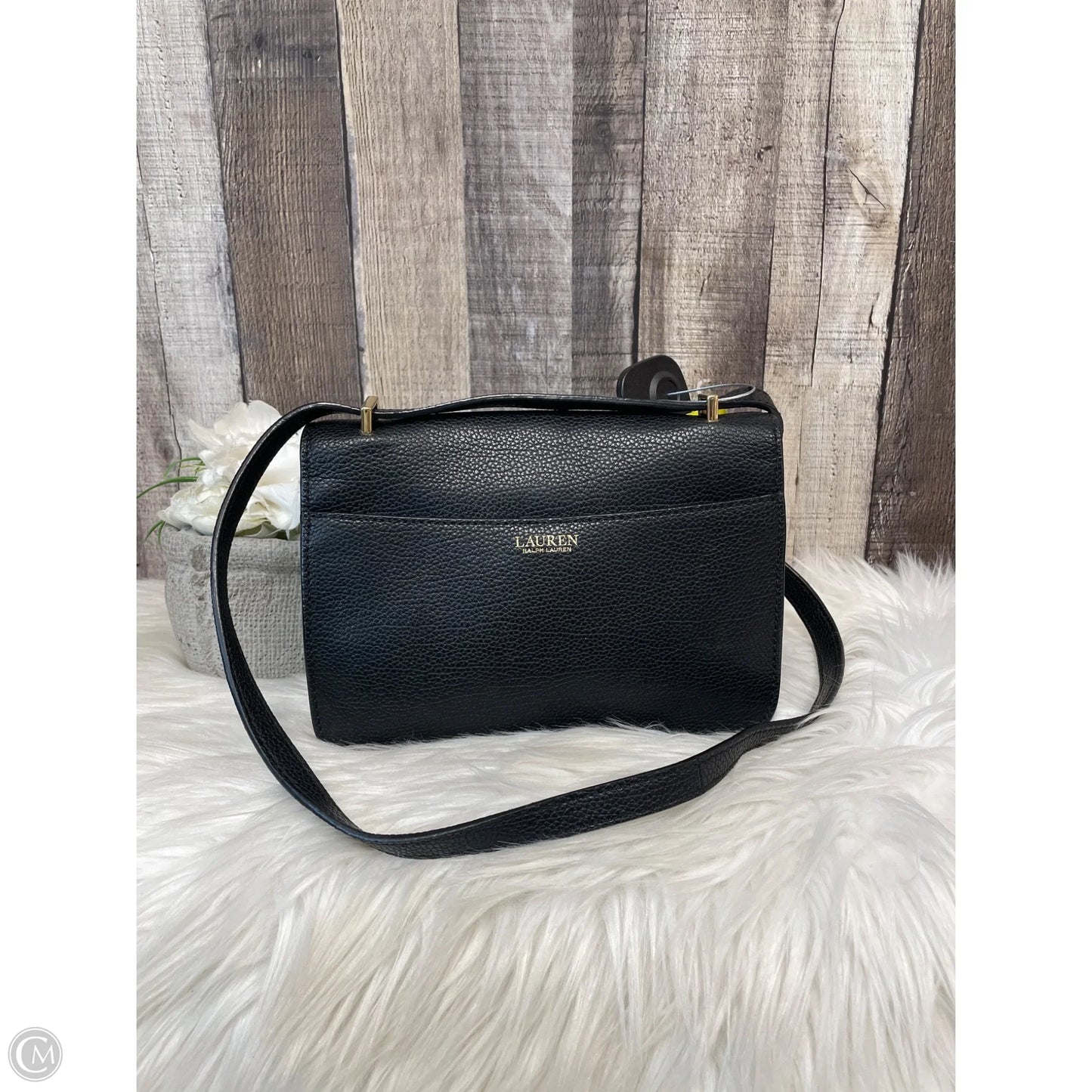 Crossbody Leather By Lauren By Ralph Lauren, Size: Medium