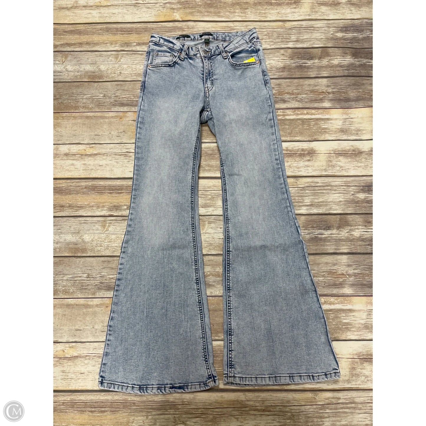 Jeans Flared By Wild Fable In Blue Denim, Size: 8