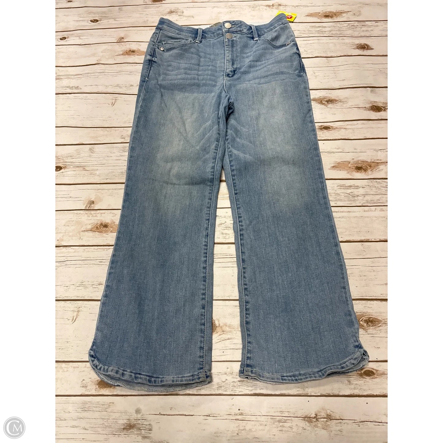 Jeans Wide Leg By Wit & Wisdom In Blue Denim, Size: 10