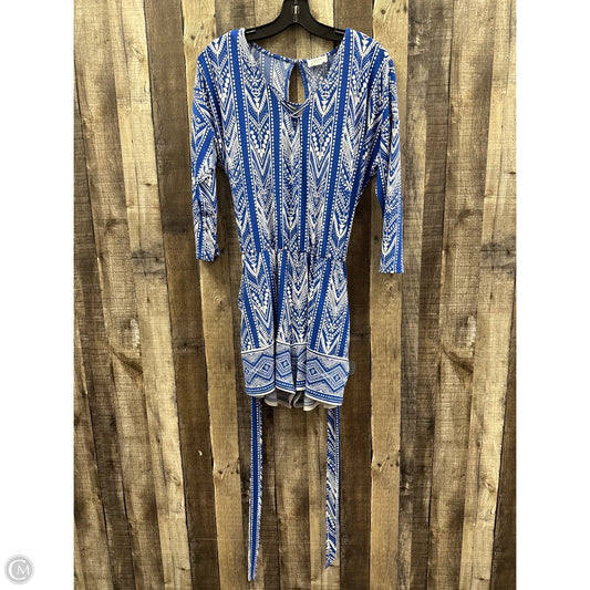 Romper By Market & Spruce In Blue & White, Size: S