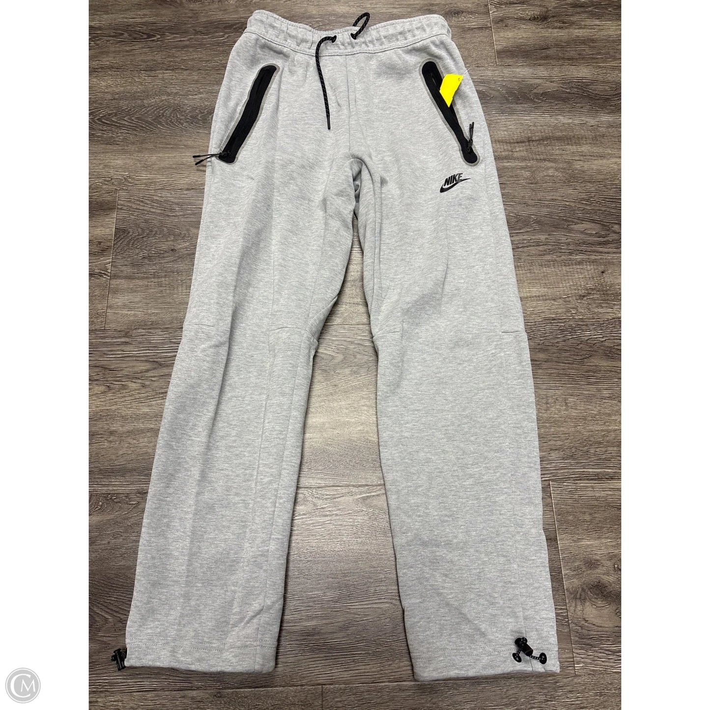 Athletic Pants By Nike In Grey, Size: S