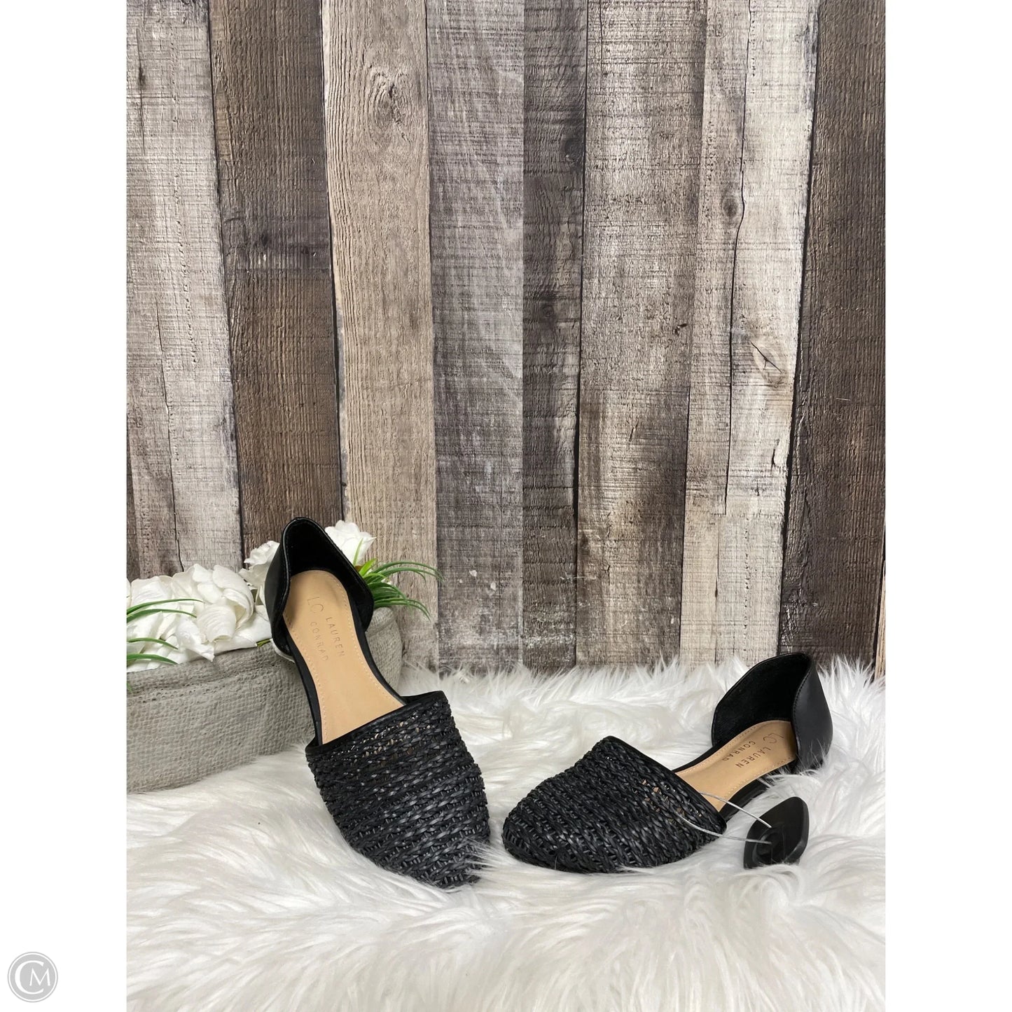 Shoes Flats By Lc Lauren Conrad In Black, Size: 5