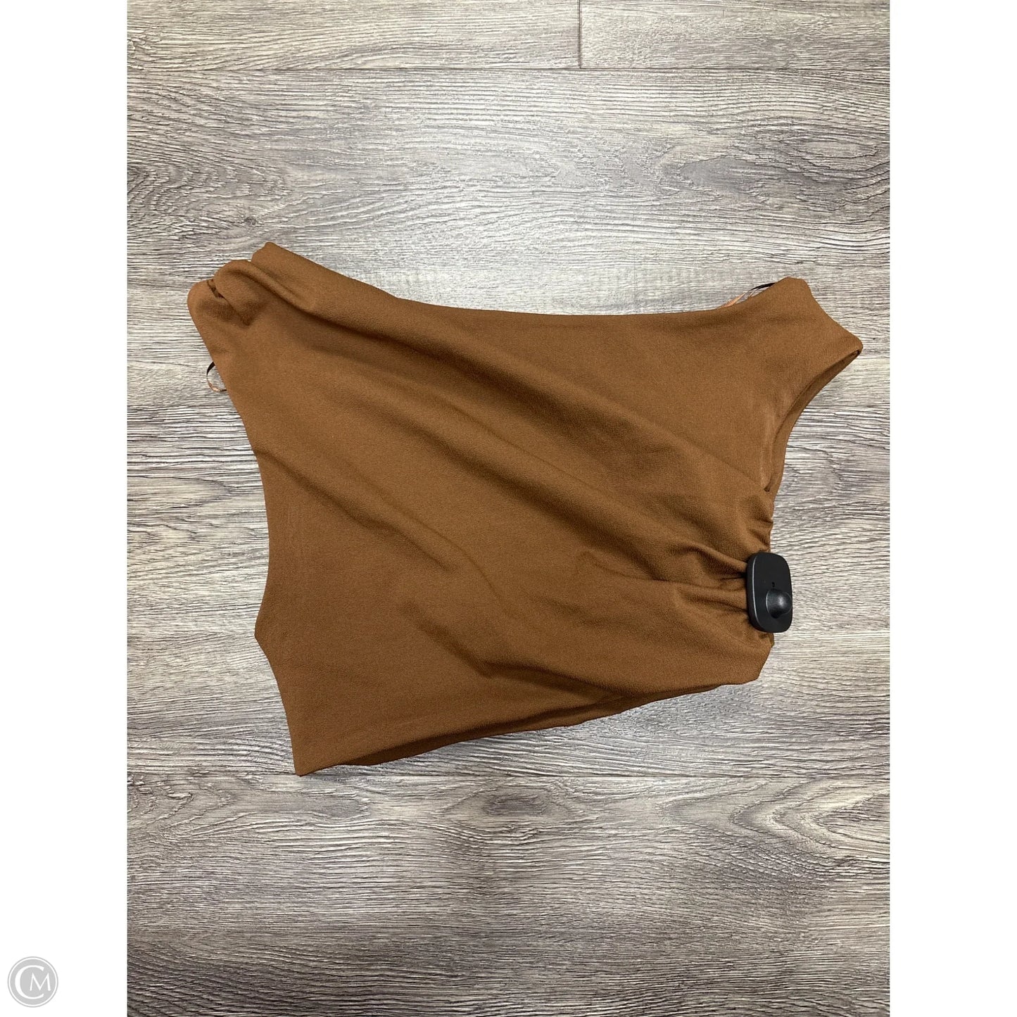 Top Sleeveless By Zara In Brown, Size: S