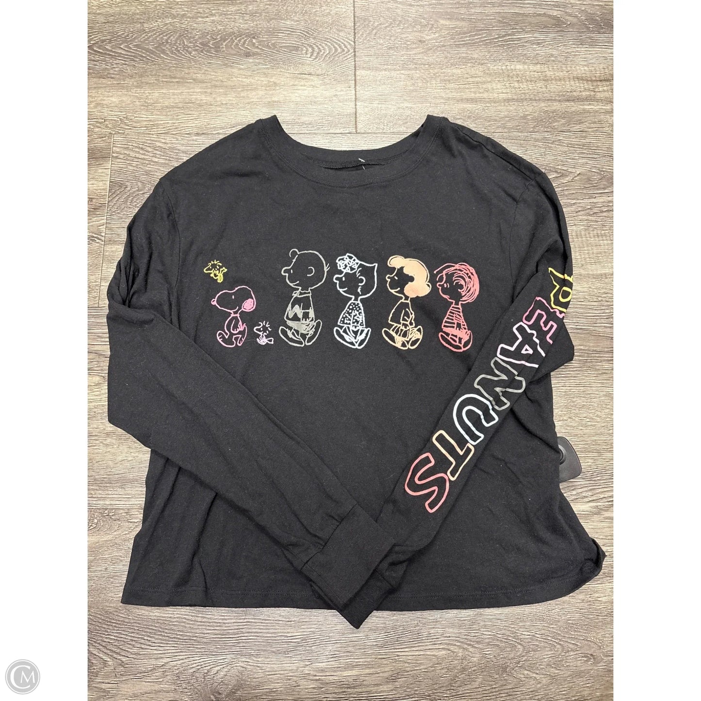 Top Long Sleeve By Cme In Black, Size: Xl