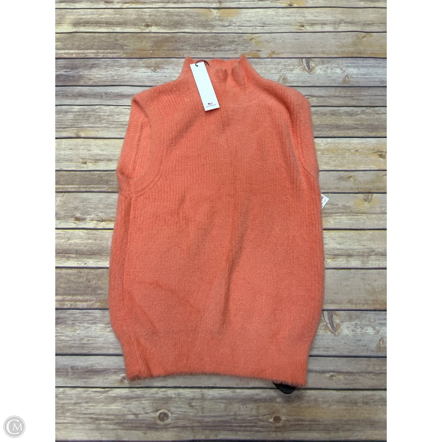 Sweater By Vigoss In Orange, Size: Xl