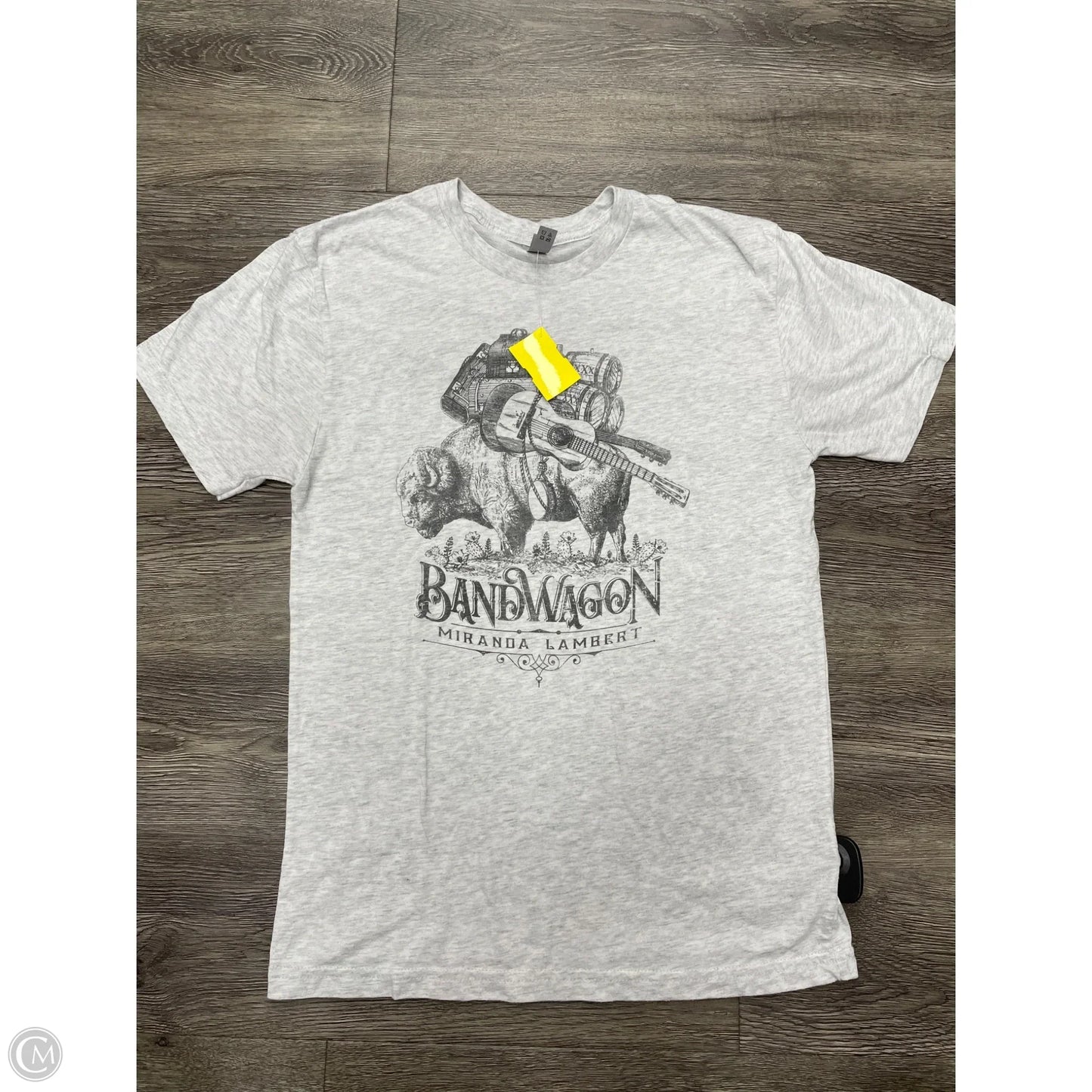 Top Short Sleeve Basic By Next Level In Grey, Size: S