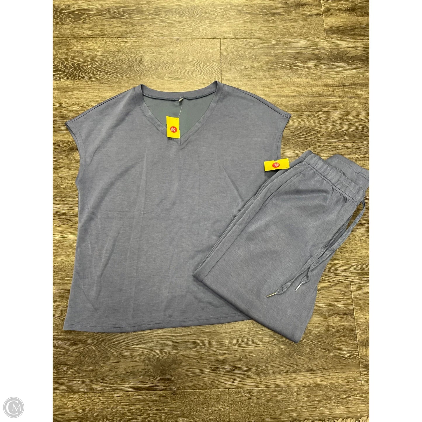 Pants Set 2pc By Cmf In Blue, Size: L