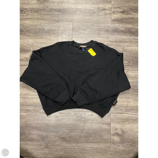 Sweatshirt Crewneck By Universal Thread In Black, Size: M
