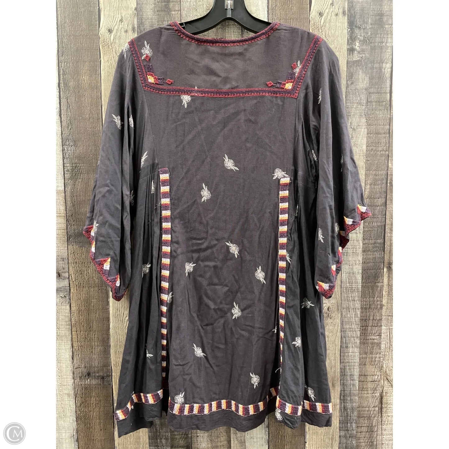 Tunic Long Sleeve By Free People In Multi-colored, Size: S