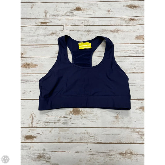 Athletic Bra By Fabletics In Navy, Size: M
