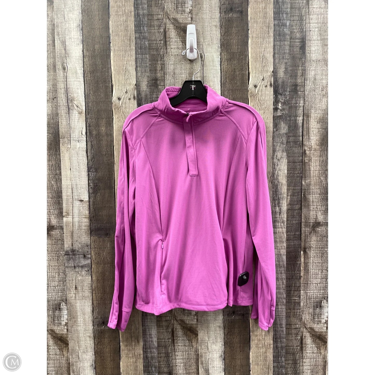 Athletic Jacket By Mondetta In Purple, Size: L