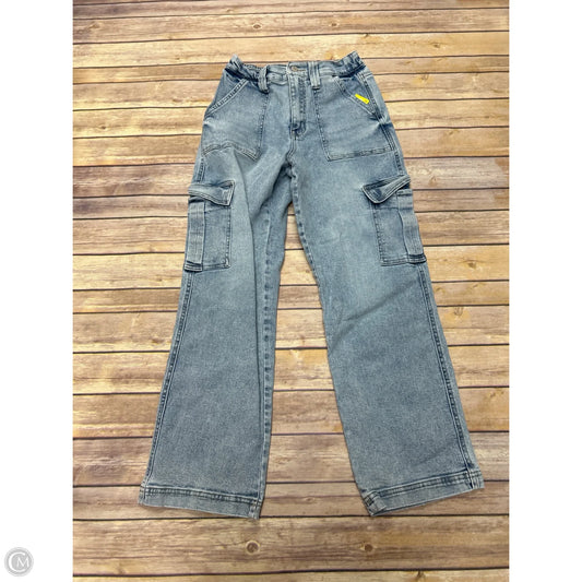 Jeans Wide Leg By Vervet In Blue Denim, Size: 0