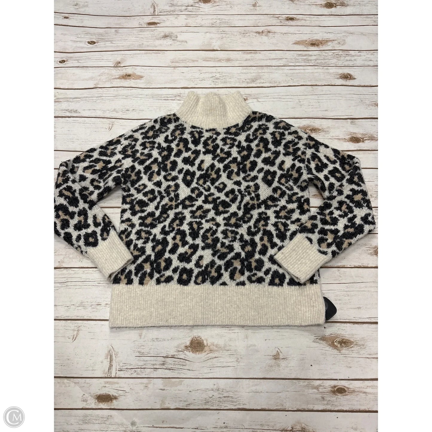 Sweater By Loft In Animal Print, Size: S