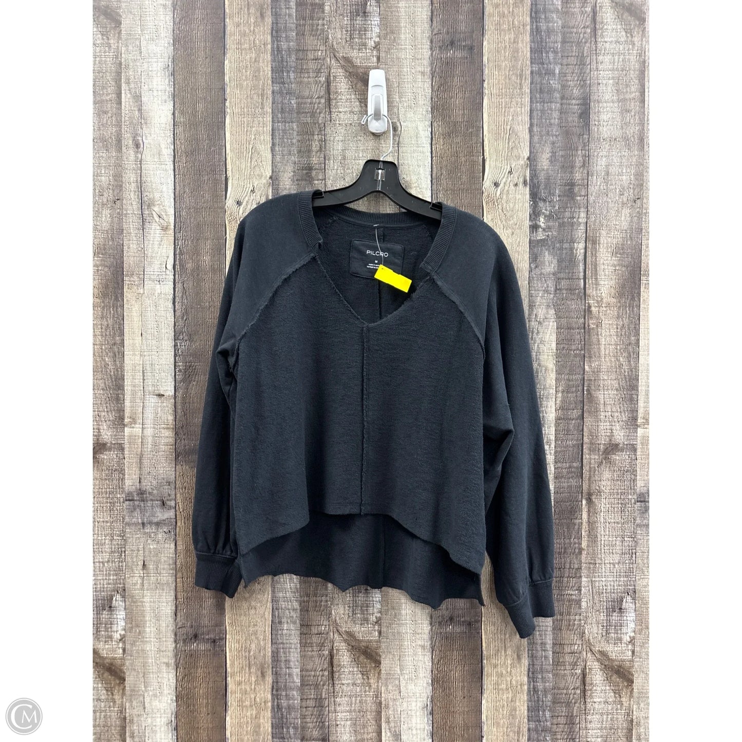 Sweatshirt Crewneck By Pilcro In Black, Size: M