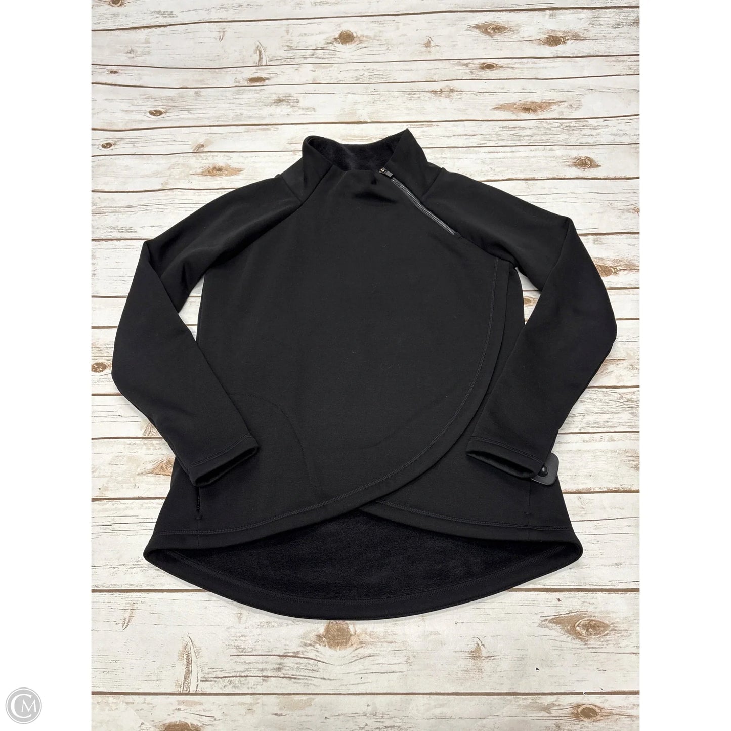 Athletic Sweatshirt Collar By Athleta In Black, Size: M