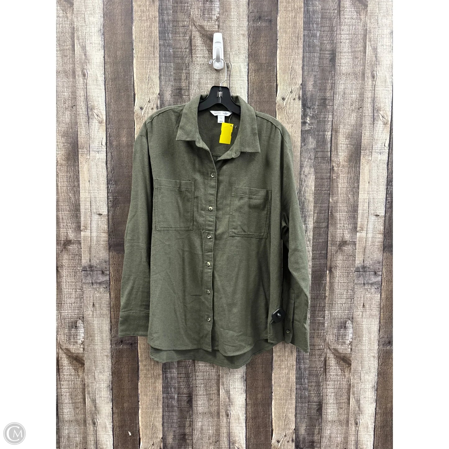 Top Long Sleeve By Old Navy In Green, Size: L
