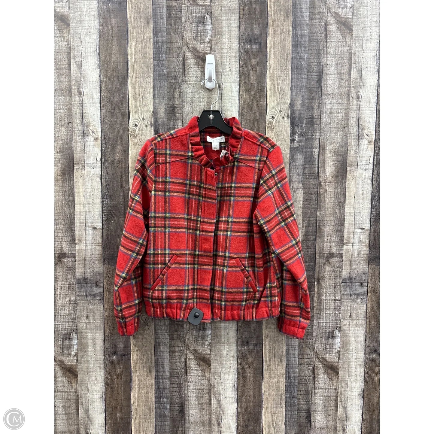 Jacket Other By Christopher And Banks In Plaid Pattern, Size: Sp
