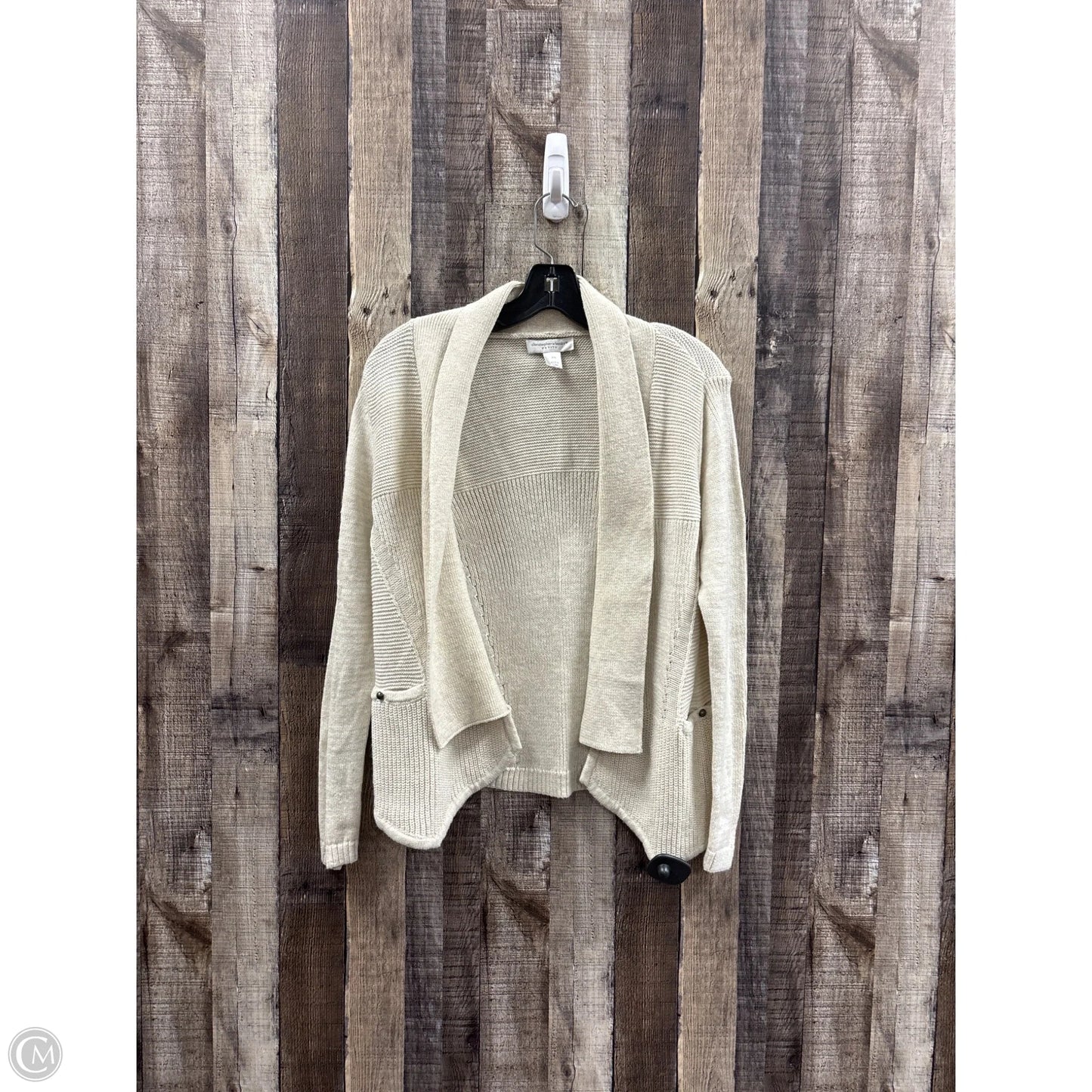 Cardigan By Christopher And Banks In Cream, Size: Sp