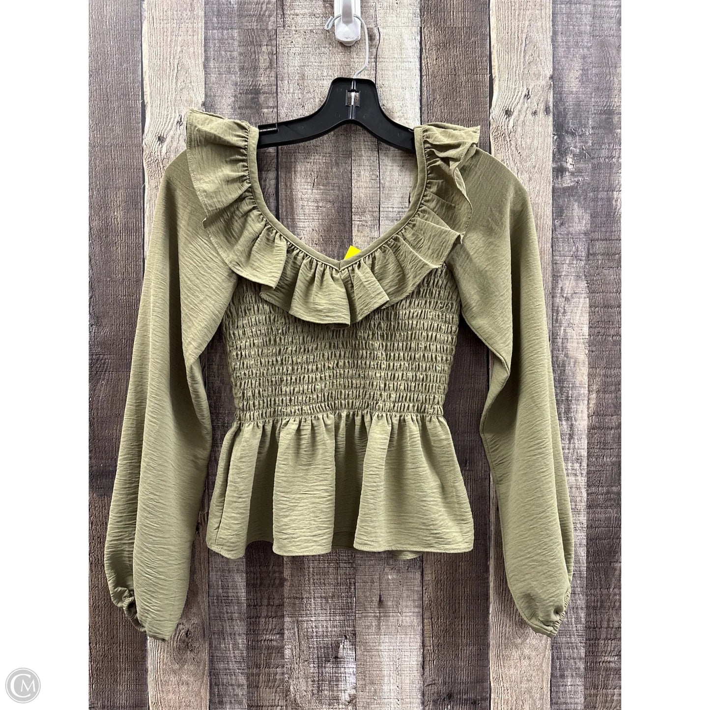 Top Long Sleeve By Altard State In Green, Size: Xs