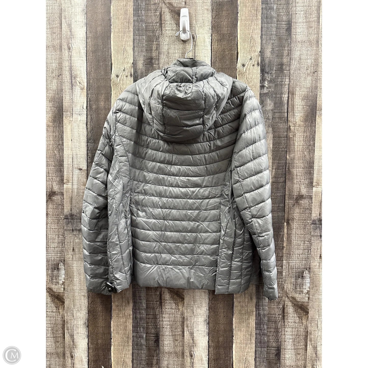 Jacket Puffer & Quilted By Cme In Grey, Size: Xl