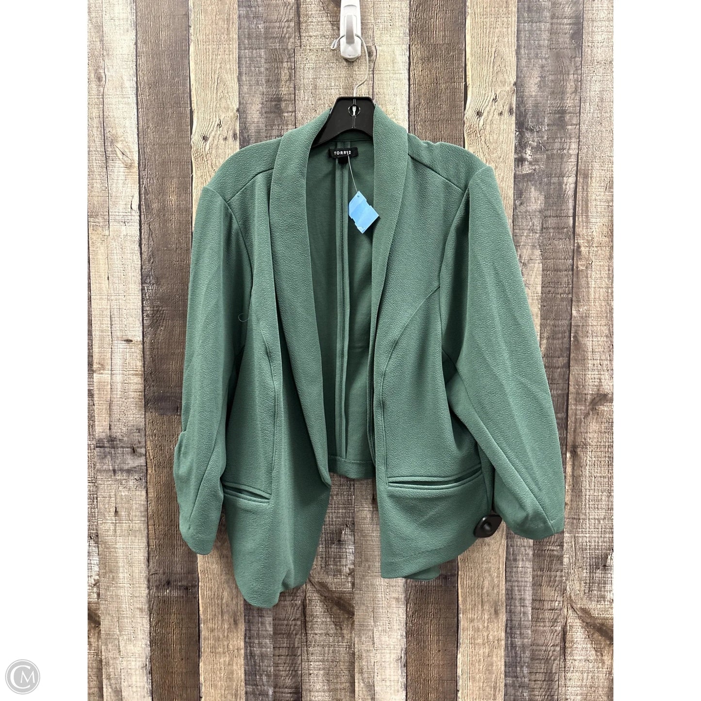 Blazer By Torrid In Green, Size: 3x