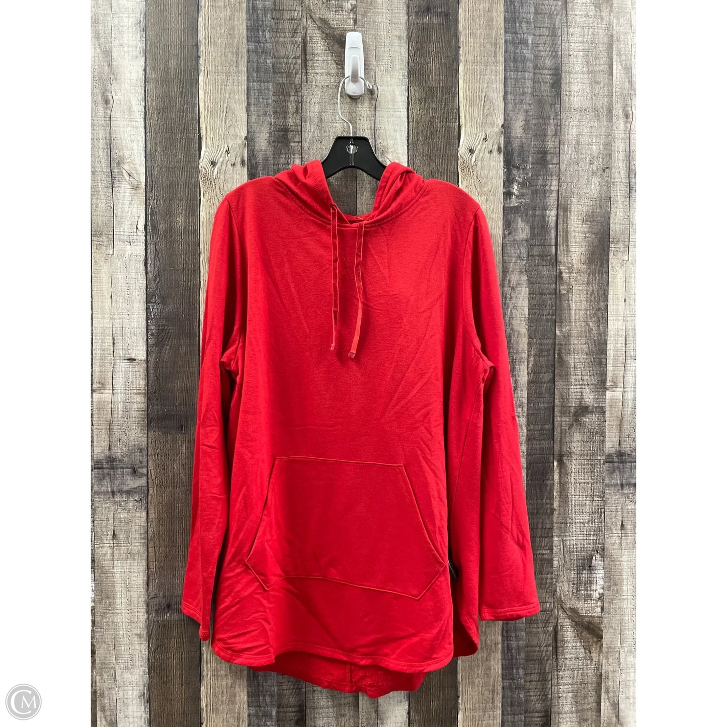 Top Long Sleeve By Livi Active In Red, Size: Xl