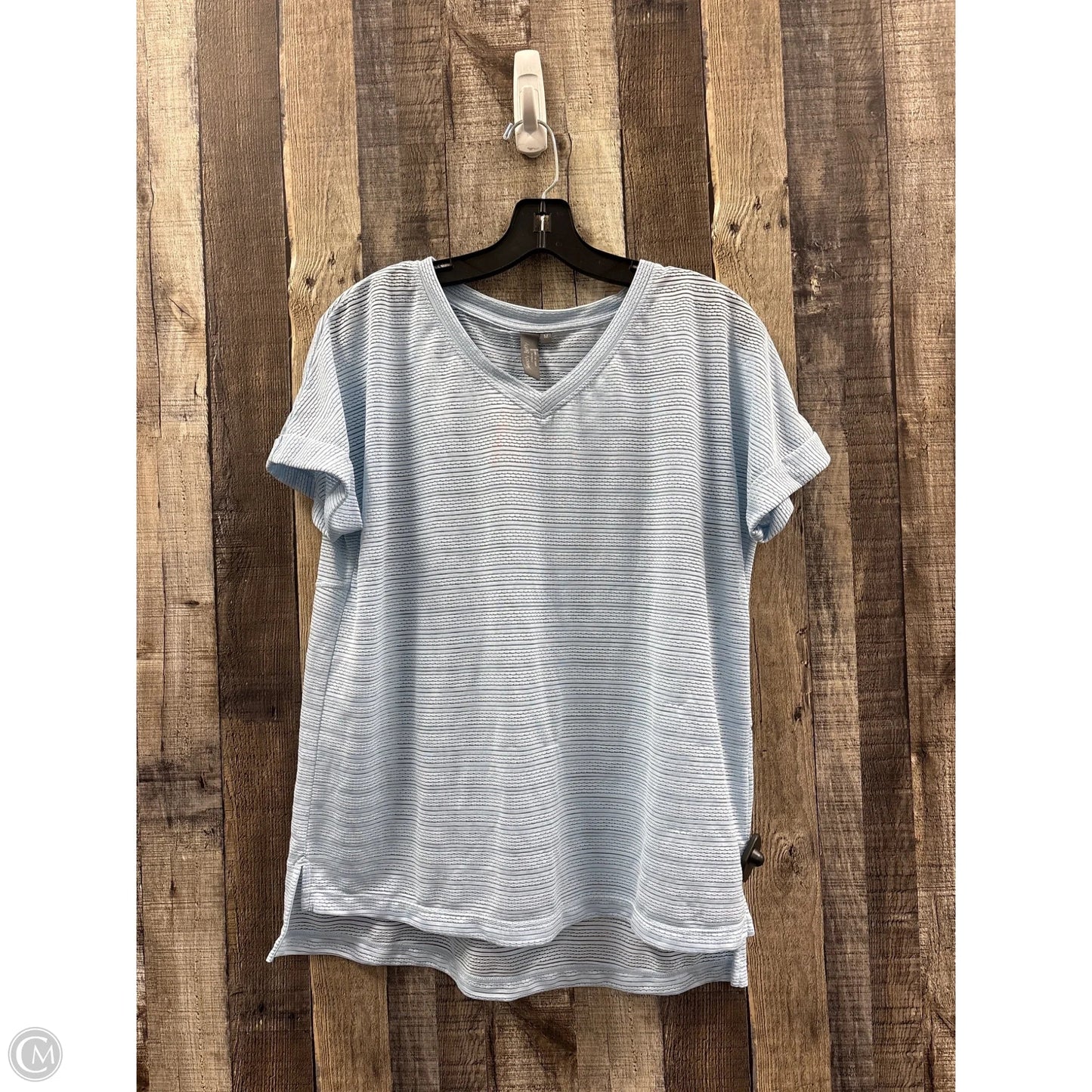 Athletic Top Short Sleeve By Sweaty Betty In Blue, Size: M