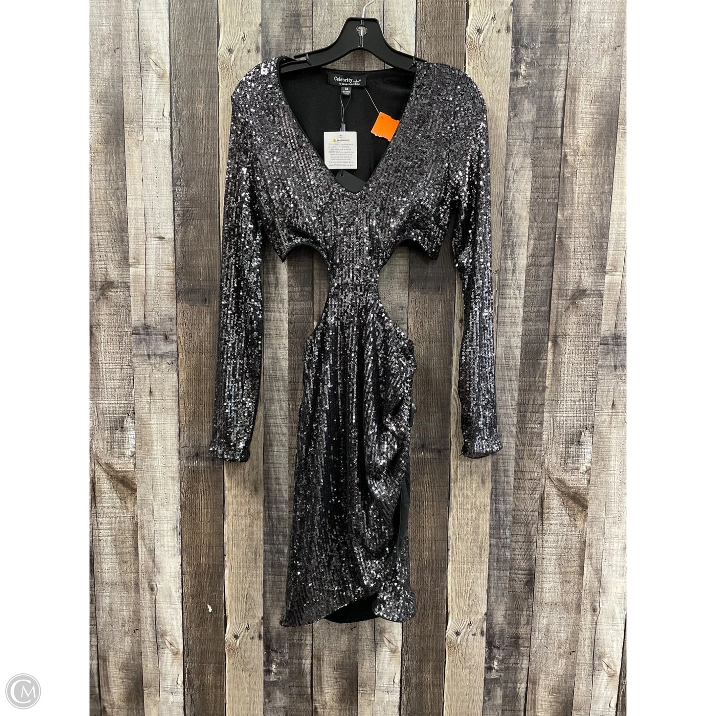 Dress Casual Midi By Cme In Black, Size: M