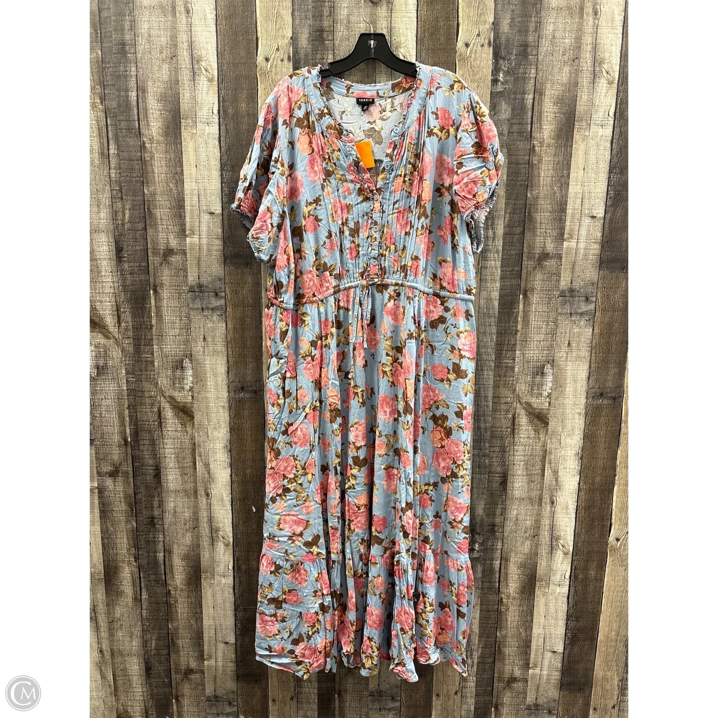 Dress Casual Maxi By Torrid In Floral Print, Size: 4x