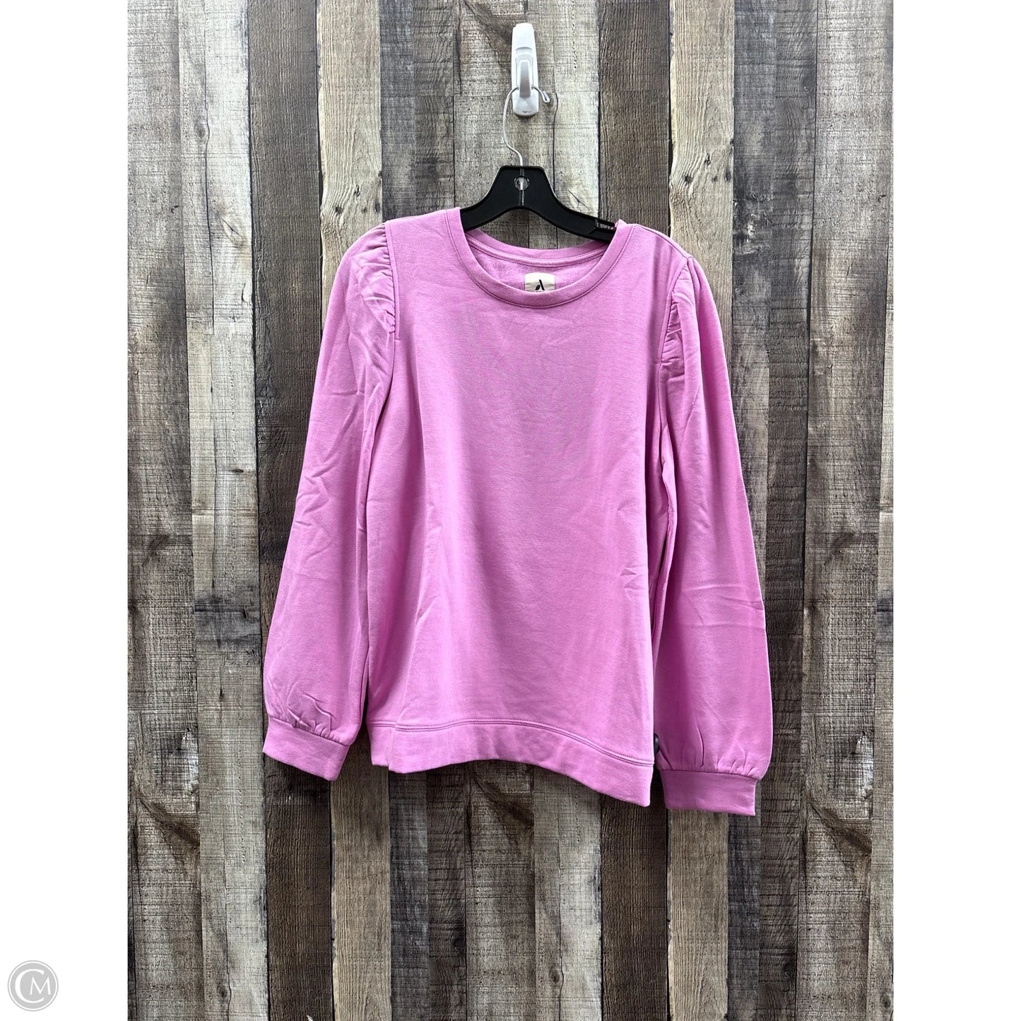 Sweatshirt Crewneck By Amazon Essentials In Pink, Size: L
