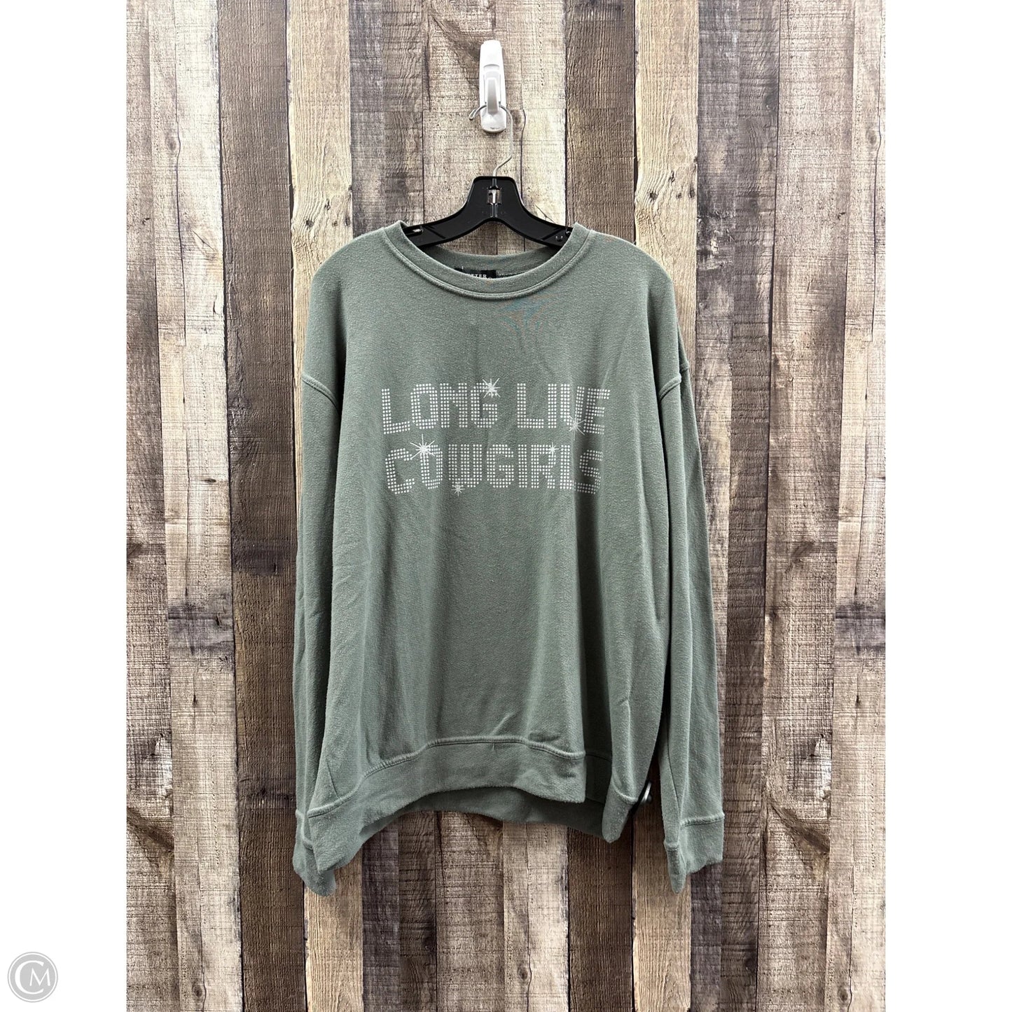 Sweater By Zutter In Green, Size: L