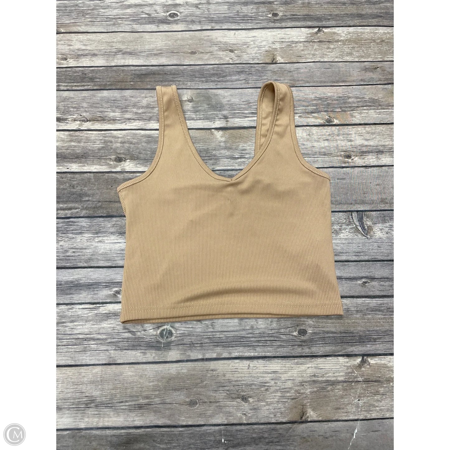 Tank Top By Shein In Tan, Size: S