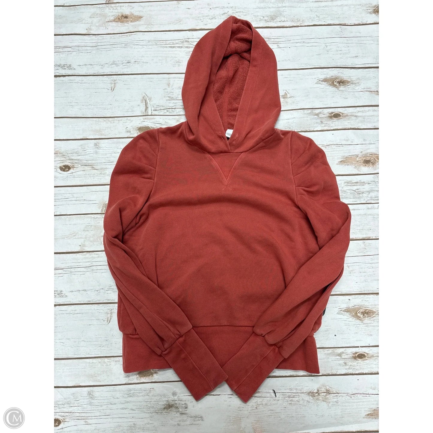 Sweatshirt Hoodie By Evereve In Orange, Size: S