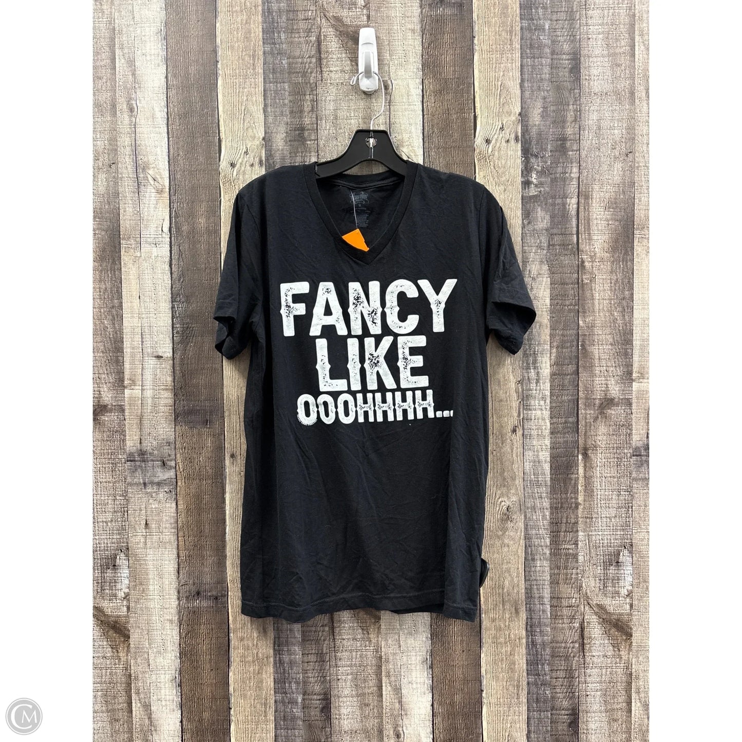 Top Short Sleeve By Texas True Threads In Black, Size: M
