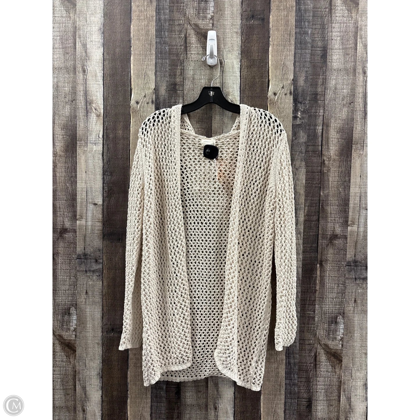 Cardigan By Nicole Miller In Cream, Size: S