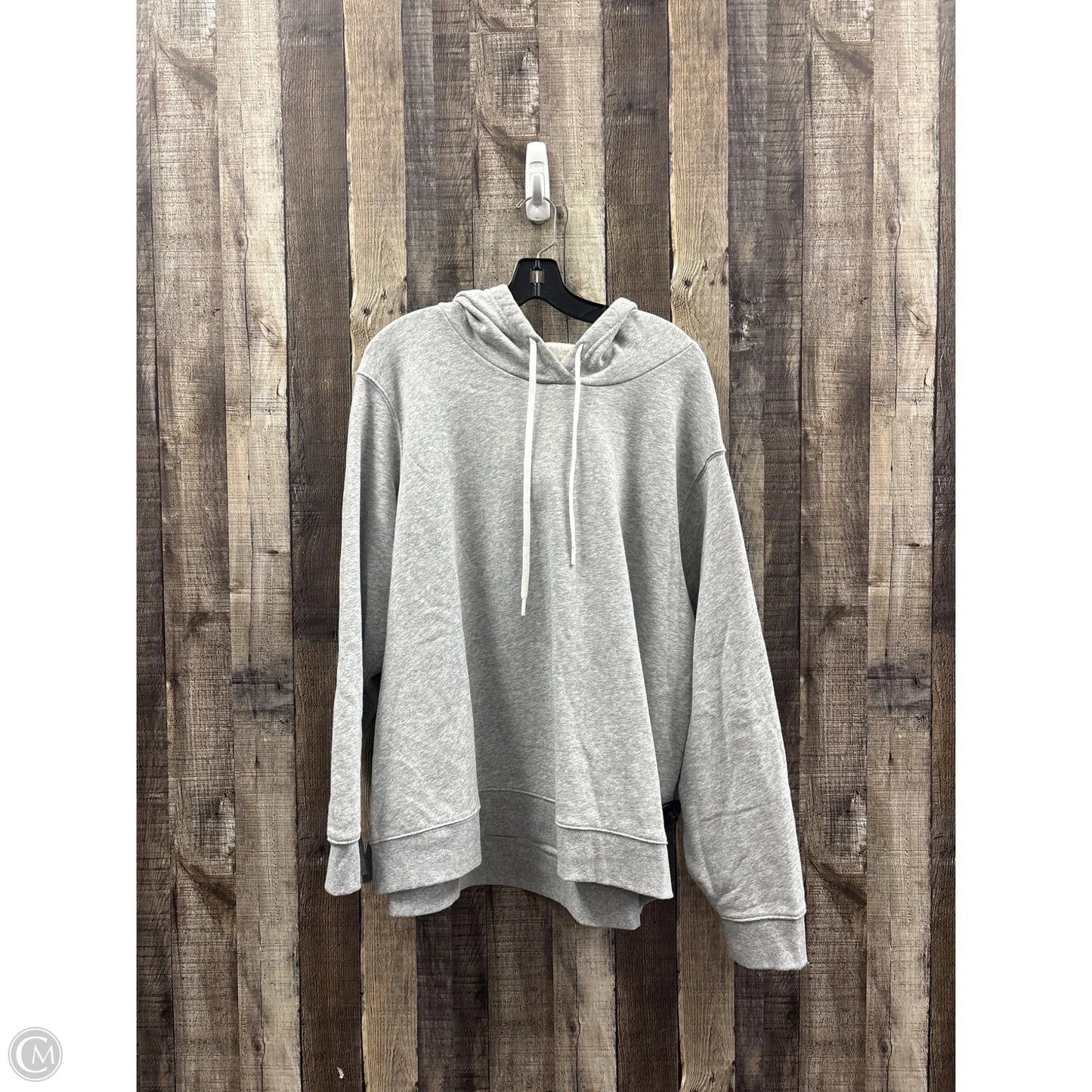 Athletic Sweatshirt Hoodie By Tek Gear In Grey, Size: 3x
