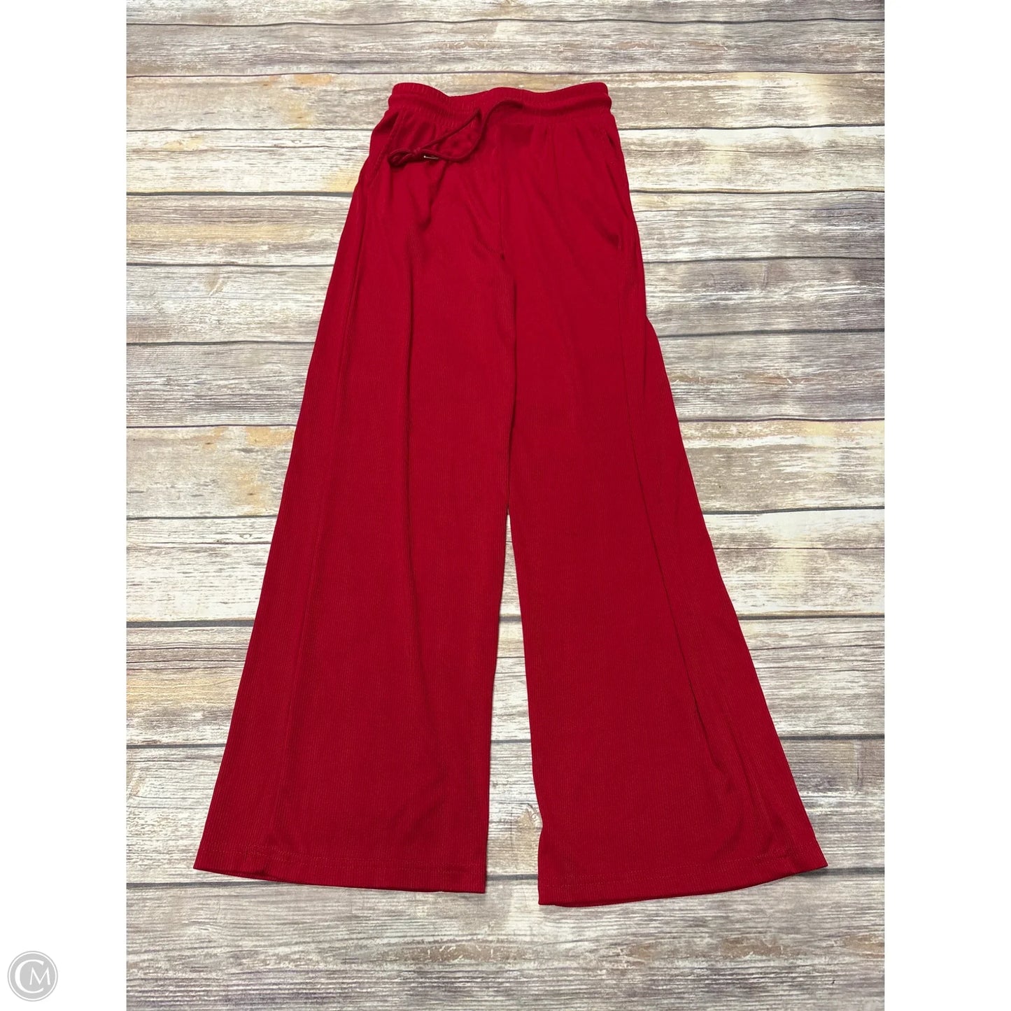 Pants Wide Leg By Cme In Red, Size: S