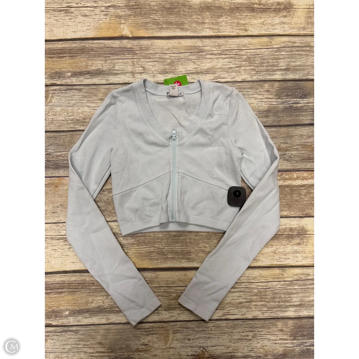 Top Long Sleeve By Forever 21 In Blue, Size: M