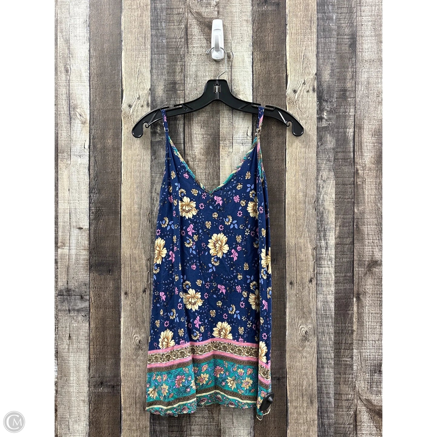 Top Sleeveless By Shein In Blue, Size: S