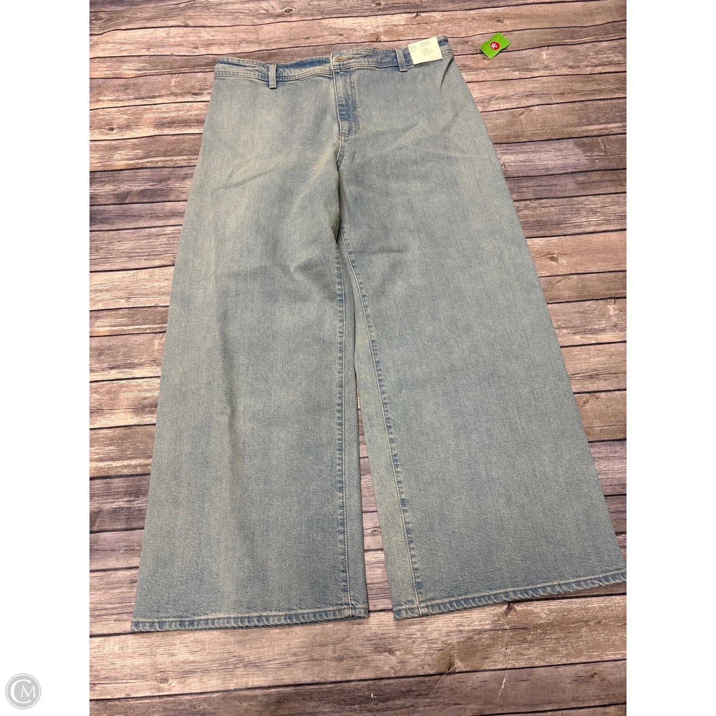 Jeans Wide Leg By Universal Thread In Blue Denim, Size: 14