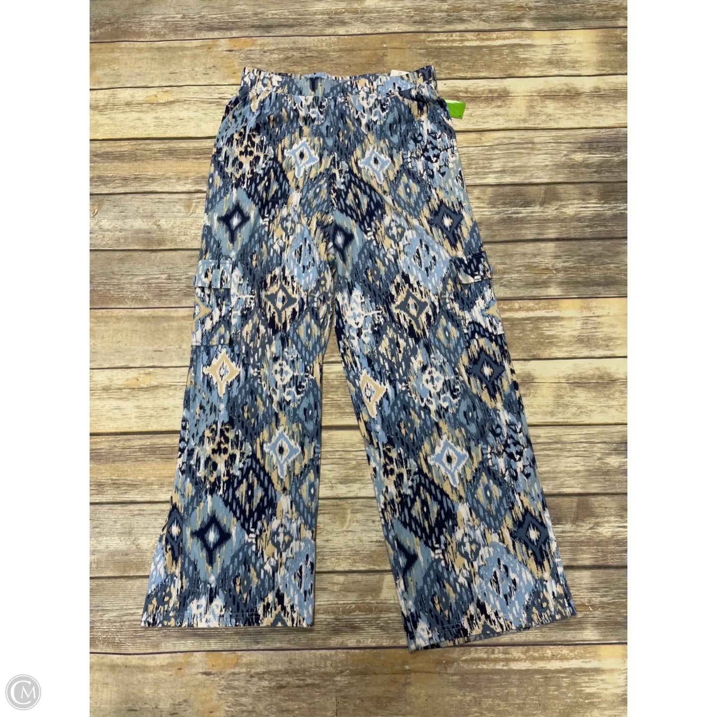 Pants Wide Leg By D&co. In Tie Dye Print, Size: S