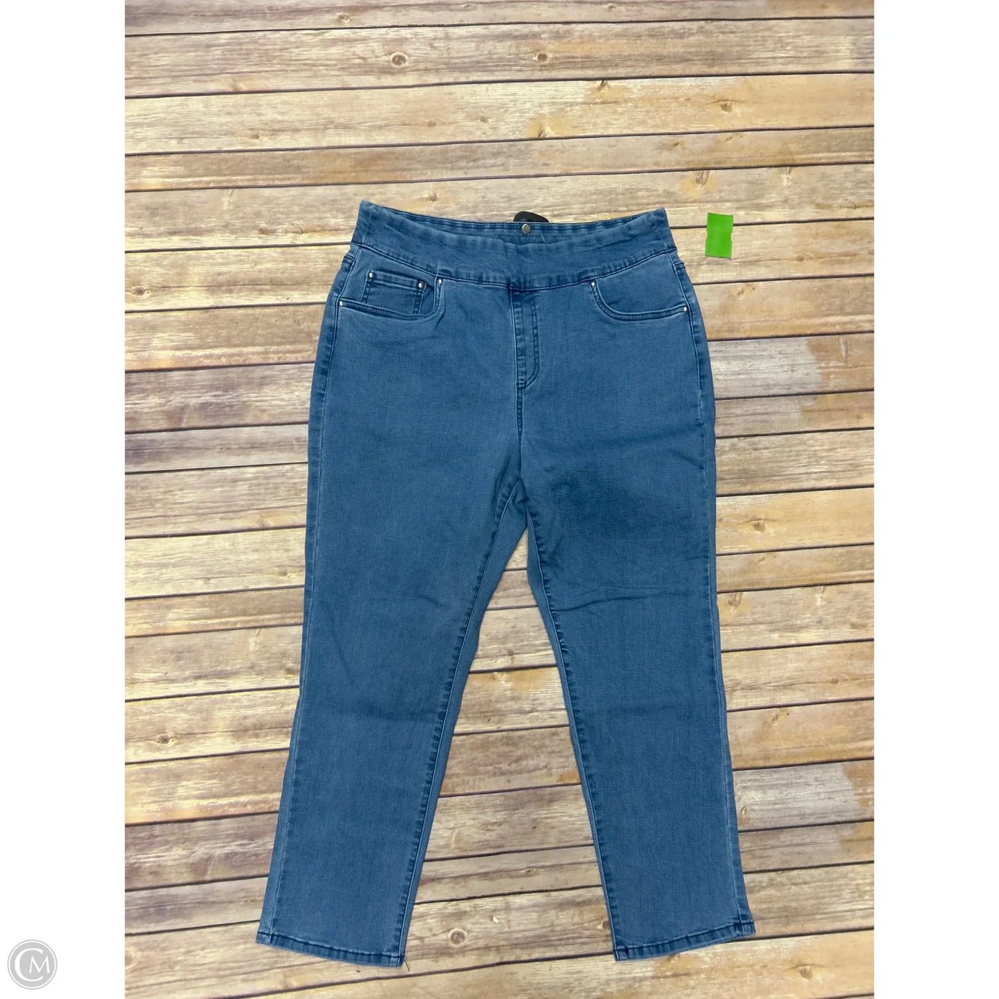 Jeans Straight By Woman Within In Blue Denim, Size: 0