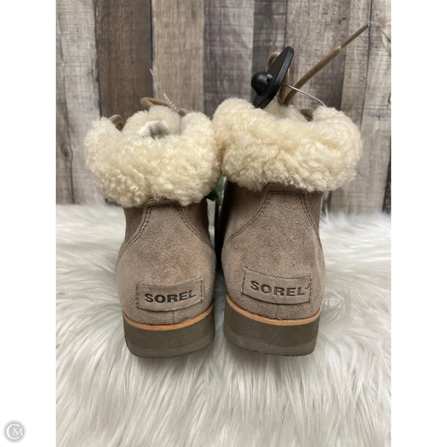 Boots Snow By Sorel In Tan, Size: 8