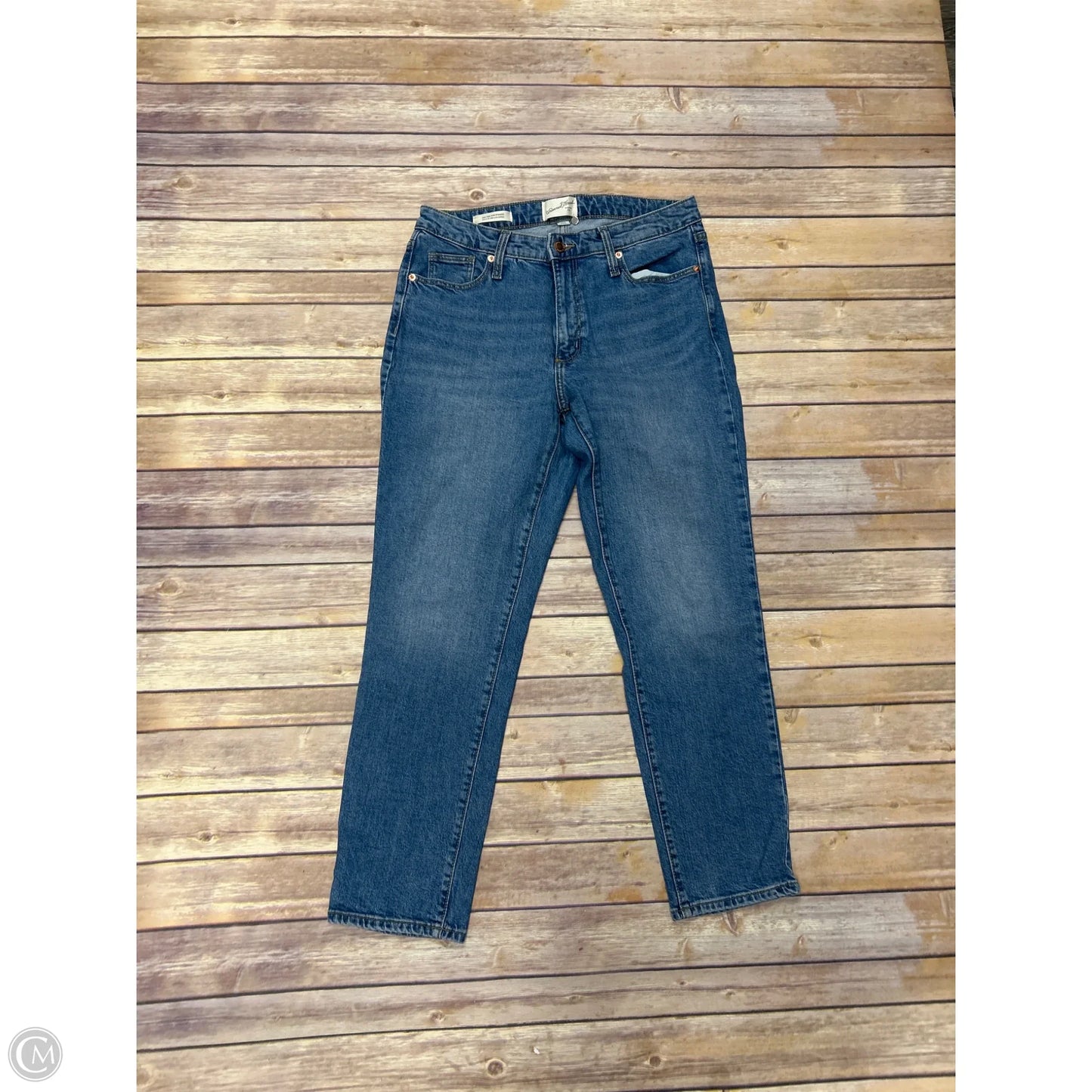 Jeans Straight By Universal Thread In Blue Denim, Size: 10