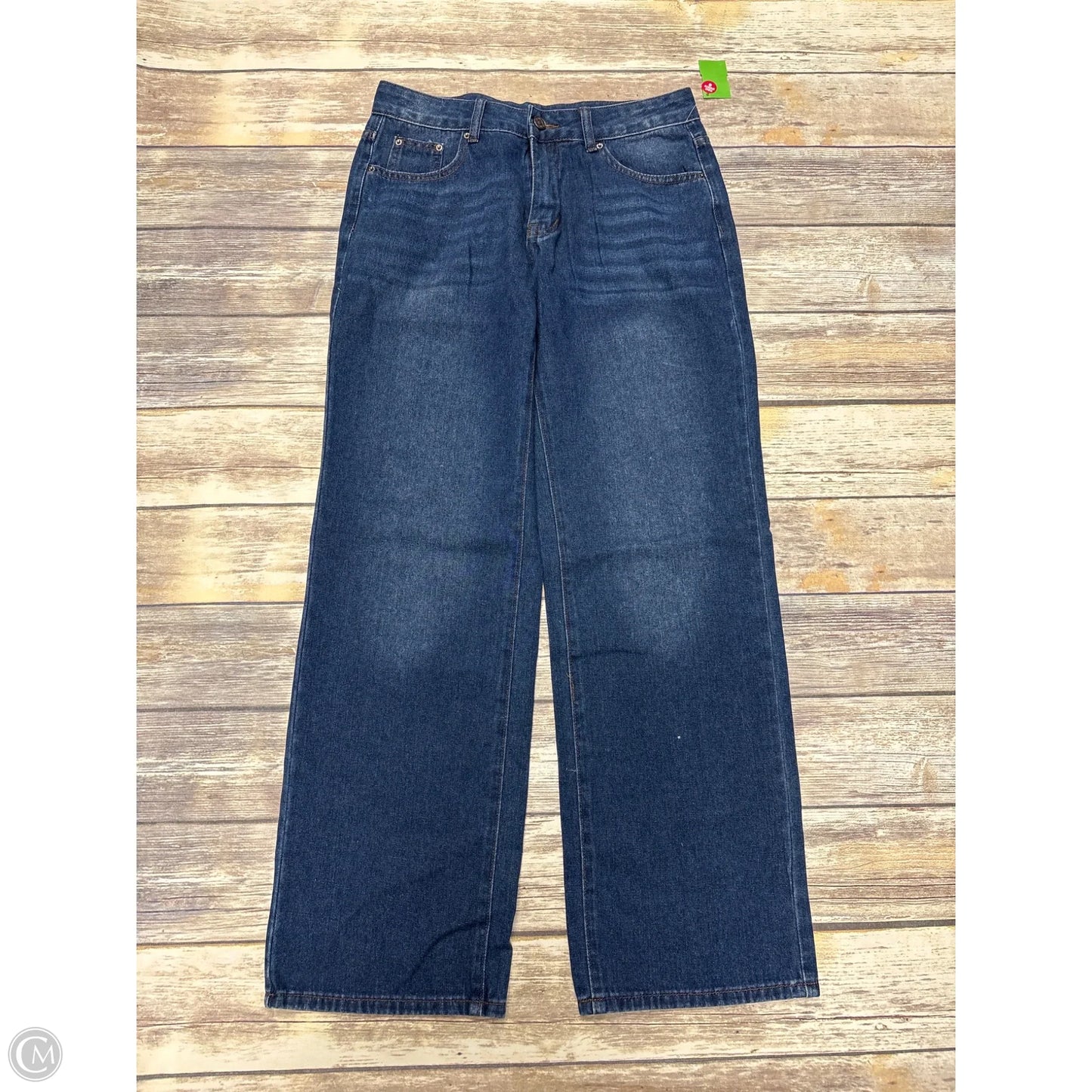 Jeans Wide Leg By Cmf In Blue Denim, Size: M