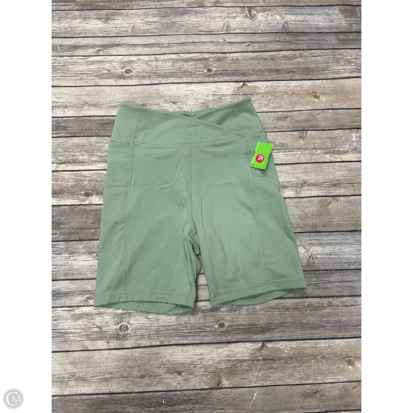 Athletic Shorts By Danskin In Green, Size: S