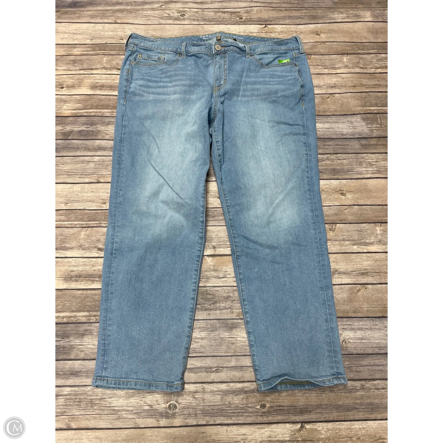 Jeans Boyfriend By Torrid In Blue Denim, Size: 20
